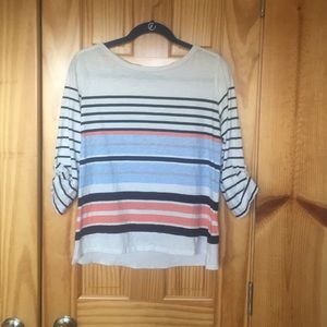 Woman Large JCP mid sleeve shirt.